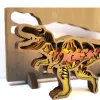 Tyrannosaurus 3D Carving Puzzle Night Light