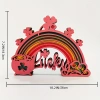 Rainbow 3D Wooden Carving,Suitable for Home Decoration, Holiday Gift, Art Night Light