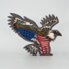 HOT SALE🔥 - American Flag Bald Eagle Wooden Carving Gift