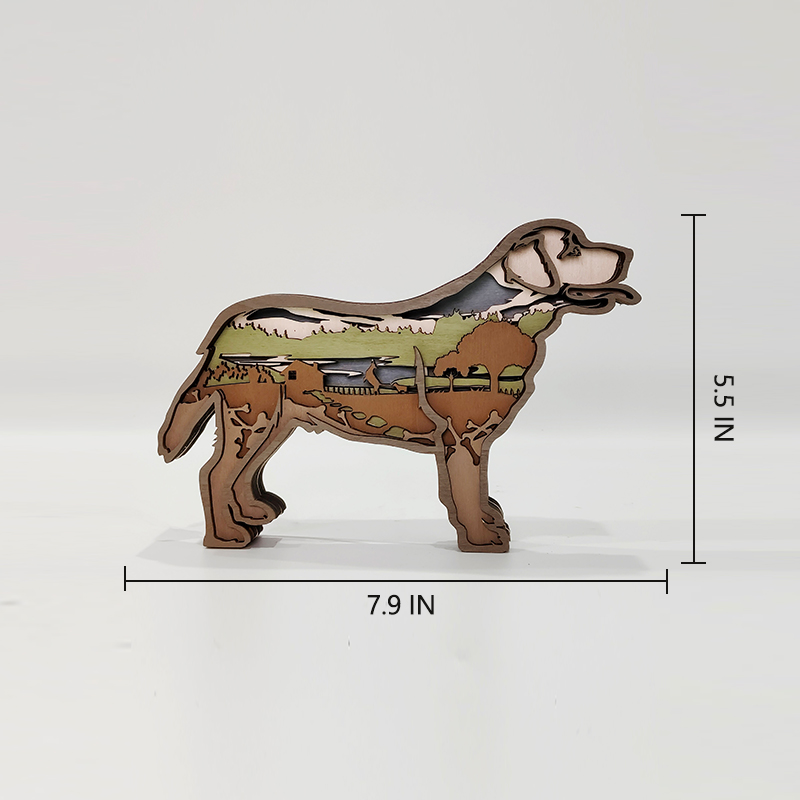 Labrador Wooden Carving Gift