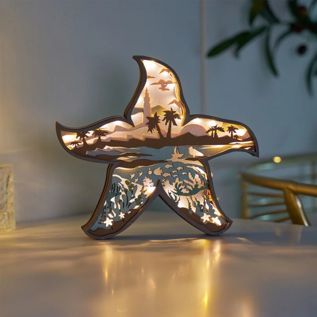HOT SALE🔥-Starfish Wooden Carving Gift
