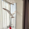 Large Size Handmade Wooden Seagull Hanging Ornament