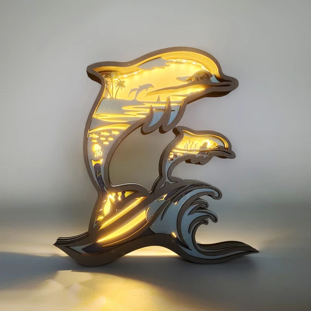 HOT SALE🔥-Dolphin Carving Handcraft Gift