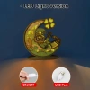 St. Patrick's Moon 3D Wooden Ornament, Suitable for Home Decoration,Mother's Day,Birthday Gift