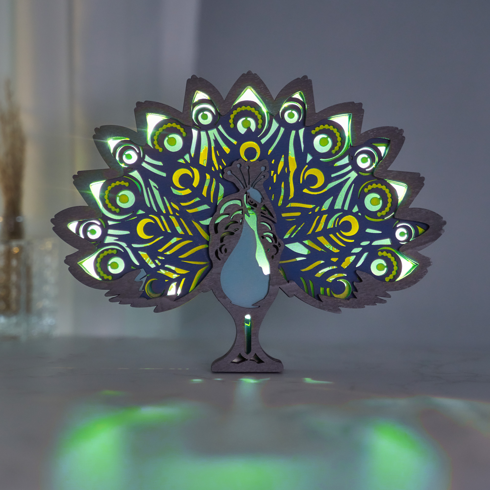 HOT SALE🔥-Peacock Wooden Carving Gift