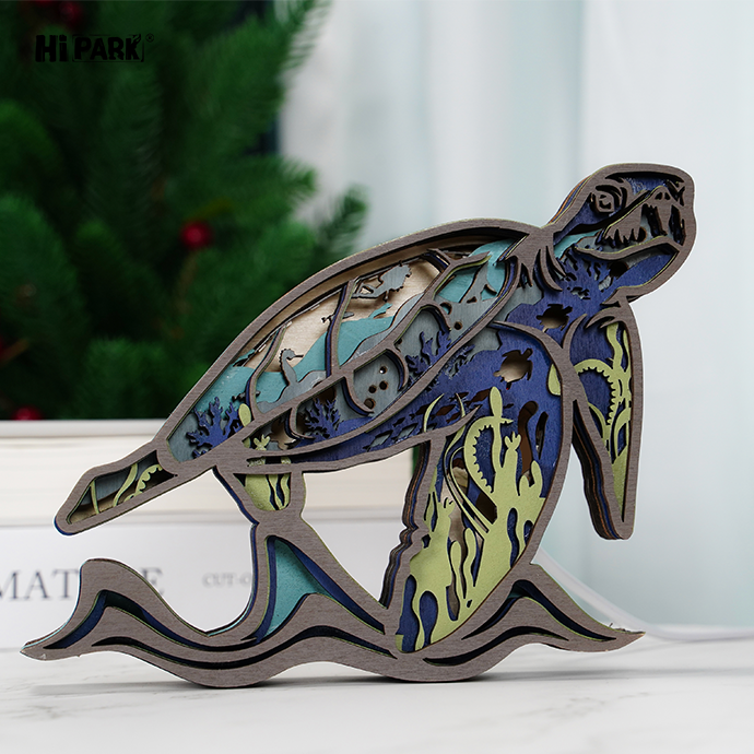 HOT SALE🔥-Sea Turtle Wood Carving Decoration Gift