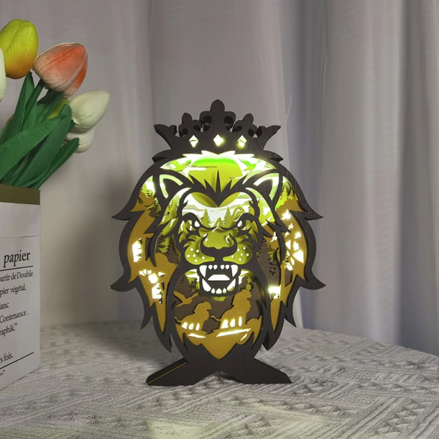 New Arrivals✨Lion King Wooden Carving Gift