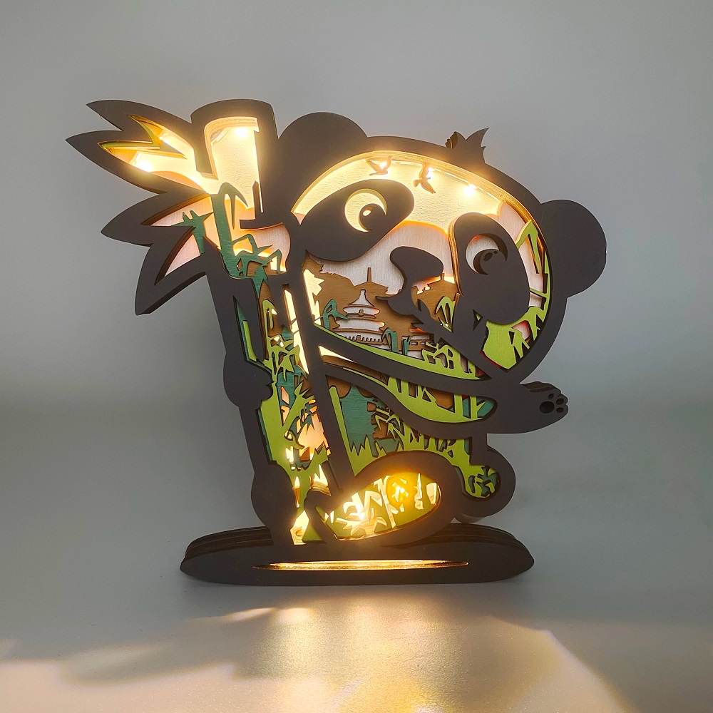 HOT SALE🔥-Panda Wooden Carving Gift